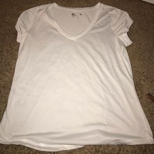 White athletic shirt
